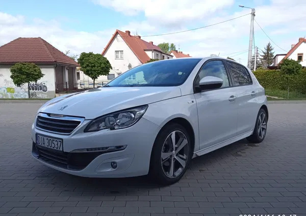 samochody osobowe Peugeot 308 cena 39900 przebieg: 42252, rok produkcji 2017 z Jawor